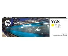 „Hewlett Packard“ (HP) „HP 973X High Yield Geltona Original PageWide“ kasetė (7 000 puslapių)