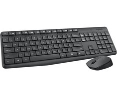 Belaidis klaviatūros ir pelės rinkinys Logitech MK235, RU išdėstymas