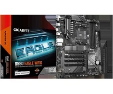 Pagrindinė plokštė Gigabyte B550 EAGLE WIFI6 | Procesorių šeima AMD | Procesoriaus lizdas AM4 | DDR4 | Palaikomos standžiojo disko sąsajos SATA, M.2 | SATA jungčių skaičius 4