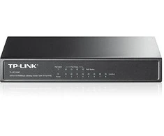 Šakotuvas TP-LINK 8 prievadų PoE jungiklis 4 PoE prievadai