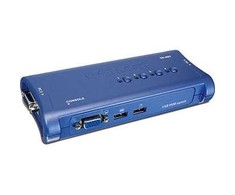 TRENDNET 4 prievadų USB KVM jungiklio rinkinys