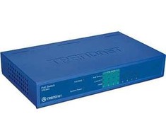 TRENDNET 8 prievadų 10/100 Mbps PoE jungiklis 4 PoE 4 ne PoE