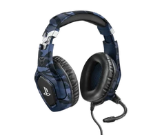 Žaidimų ausinės Trust GXT 488 Forze-B PS4 oficialus licencijuotas produktas, Mėlynos, 23532