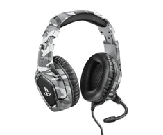 Žaidimų ausinės Trust GXT 488 Forze-G PS4 Ausinės Žaidimams PlayStation® official licensed product, Pilkos, 23531