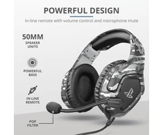 Žaidimų ausinės Trust GXT 488 Forze-G PS4 Ausinės Žaidimams PlayStation® official licensed product, Pilkos, 23531