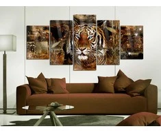 Artgeist Akrilo stiklo paveikslas - Golden Jungle