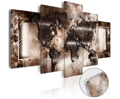 Artgeist Akrilo stiklo paveikslas - Platinum Map