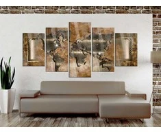 Artgeist Akrilo stiklo paveikslas - Steel Map