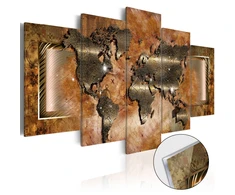 Artgeist Akrilo stiklo paveikslas - Steel Map
