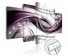 Artgeist Akrilo stiklo paveikslas - Violet Glow