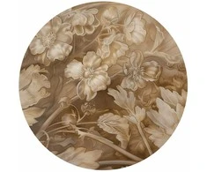 Artgeist Apvalus fototapetas - Carved plant and flower ornaments