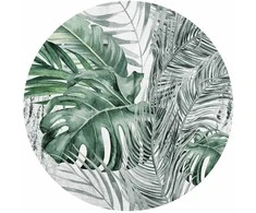 Artgeist Apvalus fototapetas - Dense jungle