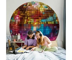 Artgeist Apvalus fototapetas - Gold disco ball