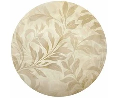 Artgeist Apvalus fototapetas - Sand leaves and vines