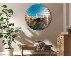 Artgeist Apvalus paveikslas ant drobės - Platinum disco ball