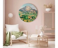 Artgeist Apvalus paveikslas ant drobės - Paul Cézanne – Mont Sainte-Victoire