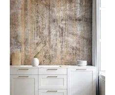 Artgeist Fototapetas - Abstract beige - background with juodas textured concrete patterns