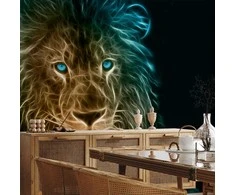 Artgeist Fototapetas - Abstract lion