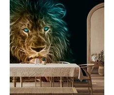 Artgeist Fototapetas - Abstract lion