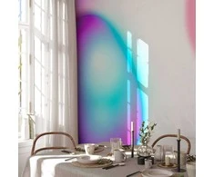 Artgeist Fototapetas - Abstraction - Colorful Glass Pieces - Violet-Mėlyna and Rožinė