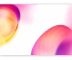 Artgeist Fototapetas - Abstraction - Shapes - Juicy Geltona and Violet-Rožinė