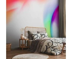 Artgeist Fototapetas - Abstraction - Strong Colors of Irregular Shapes - Multicolor