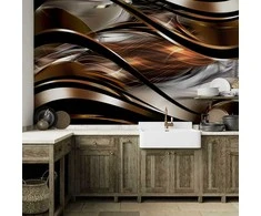 Artgeist Fototapetas - Amber storm