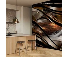 Artgeist Fototapetas - Amber storm