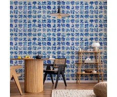 Artgeist Fototapetas - Azulejos tiles – traditional Portuguese ceramic tiles