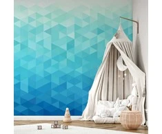 Artgeist Fototapetas - Azure pixel