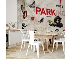 Artgeist Fototapetas - [Banksy] Graffiti Collage
