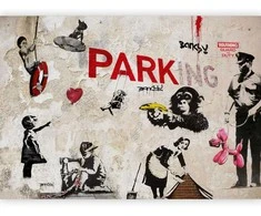 Artgeist Fototapetas - [Banksy] Graffiti Collage