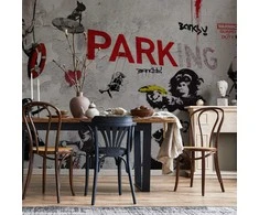 Artgeist Fototapetas - [Banksy] Graffiti Diveristy