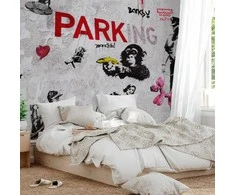 Artgeist Fototapetas - [Banksy] Graffiti Diveristy