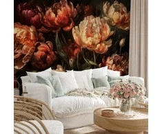 Artgeist Fototapetas - Blooming tulips