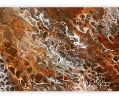 Artgeist Fototapetas - Brown Craters