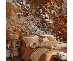 Artgeist Fototapetas - Brown Craters