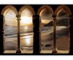 Artgeist Fototapetas - Castle on the beach