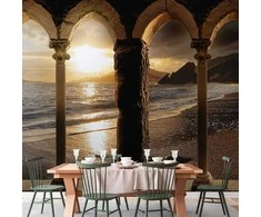 Artgeist Fototapetas - Castle on the beach