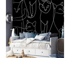 Artgeist Fototapetas - Cat Habits - First Variant