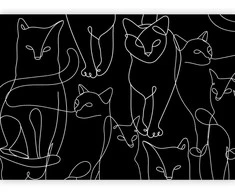 Artgeist Fototapetas - Cat Habits - First Variant