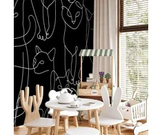 Artgeist Fototapetas - Cat Habits - First Variant