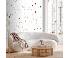 Artgeist Fototapetas - Classic Terrazzo on Baltas Background