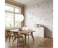 Artgeist Fototapetas - Classic Terrazzo on Baltas Background