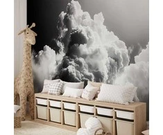 Artgeist Fototapetas - Clouds Like from Dreams: Let the Sun Illuminate Your Day – A Visual Feast