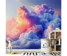 Artgeist Fototapetas - Clouds Like Painted: Artistic Brushes of Dawn Painting the Sky