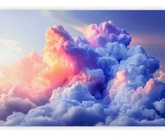 Artgeist Fototapetas - Clouds Like Painted: Artistic Brushes of Dawn Painting the Sky