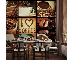 Artgeist Fototapetas - Coffee - Collage