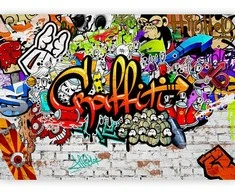 Artgeist Fototapetas - Colorful Graffiti