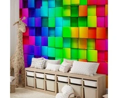 Artgeist Fototapetas - Colourful Cubes